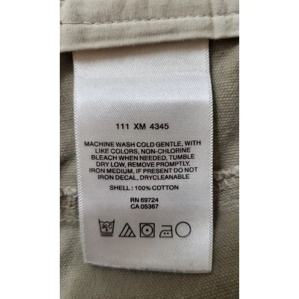 Columbia Mens Cargo Shorts Size 34 Tan Cargo Pockets Cotton